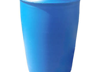 Beczka plastikowa 220 L / używana, czysta z dwoma korkami