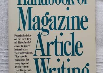 "Handbook of Magazine Article Writing" Książka ENG