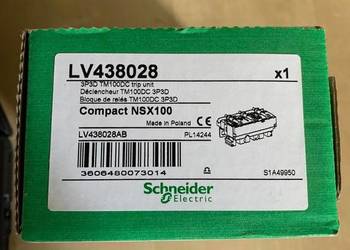 Schneider Electric LV438028 3P3D TM100DC trip unit