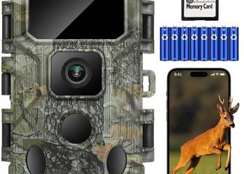 Kamera KJK WiFi 4K 64MP do obserwacji dzikiej przyrody z noktowizorem