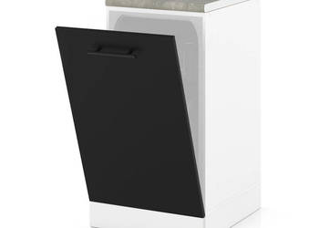 Front Do Zabudowy Zmywarki 45cm Szafka Kuchenna Spremium Czarny Mat