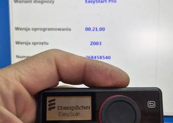 Easystart pro zegar zegarek eberspacher zmiana języka na PL lub inny