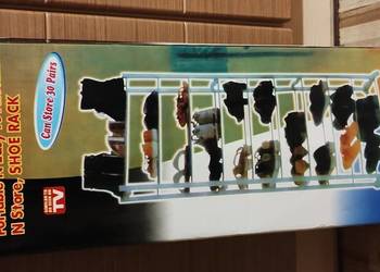 Składany stojak na buty, w którym zmieści się 30 par