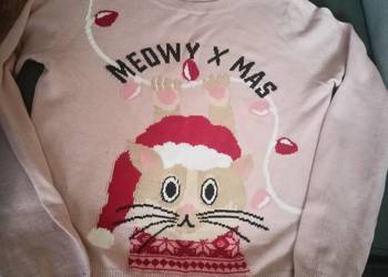Sweter Car Christmas Meowy X Mas h&m