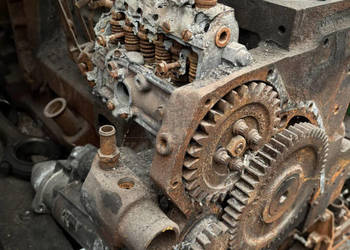 John Deere 7700 7800 6076TRW30 R122736 Silnik Blok Kolektor Tryb Tłok Cyli…