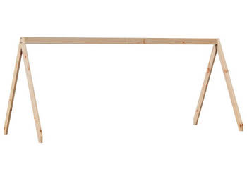 Daszek do łóżka dziecięcego 209x955x88 cm drewno sosnowe WM-846946