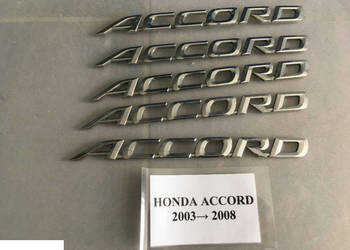 HONDA ACCORD VII 2003-2008 NAPIS ZNACZEK EMBLEMAT