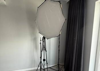 Nowy zestaw oświetleniowy Godox SL100D + softbox z gridem + SmallRig RGB
