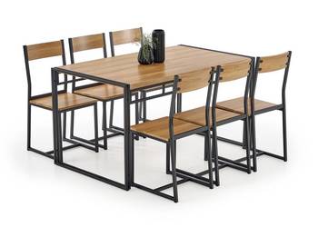 ZESTAW KUCHENNY BOLIVAR - STÓŁ + 6 KRZESEŁ