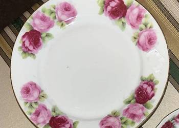 Talerzyk deserowy Róża Cecylie. Bez sygnatury
