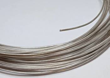 Drut miedziany srebrzony 1,5mm