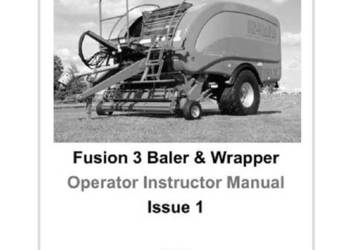 MCHALE Fusion 2,3, F5400, F5500 instrukcja obsługi prasa PL