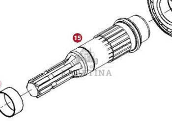 Fendt 930 933 936 939 942 Vario Gen 6 Wał WOM CZĘŚCI 931150200472