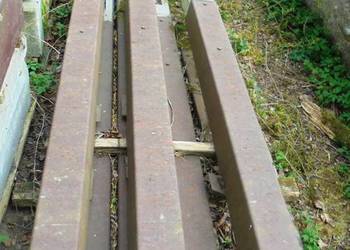Słupy żelbetowo - stalowe ogrodzeniowe - 10 sztuk, l = 400 cm 500 zł  do ne