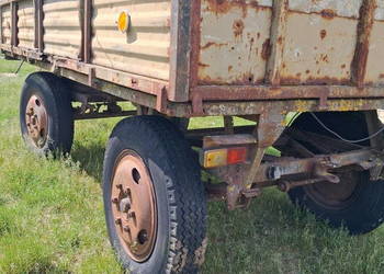 Rozrzutnik Polski jednoosiowy Przyczepa rolnicza