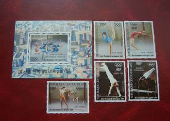 Centralna Afryka 1984 MNH Olimpiada Los Angeles 84 Sport