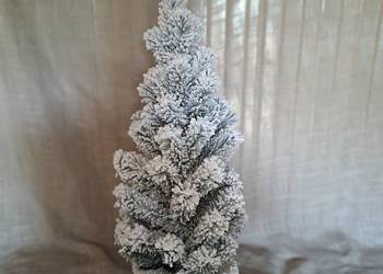 Choinka   sztuczna   ośnieżona  w jucie  65cm , inne dekoracje