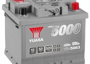 Akumulator 52Ah 520A Yuasa Silver 12V Prawy Plus