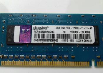 Kingston, DDR3, PC3L 4GB 1600MHz, 12800U, nie działa, KN4GB07006318279DEMN0