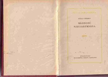 (3134) MŁODOŚĆ NIEUJARZMIONA STEFAN HERMLIN