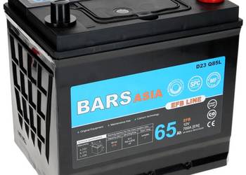 Akumulator Bars EFB LINE 12V 65Ah 700A P+ BF65D23C