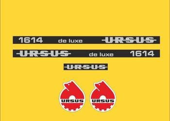Naklejki Ursus 1614 na maskę - super mocne z laminatem ochronnym UV.