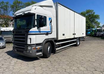 SCANIA G320 KONTENER IZOTERMA OTWIERANY BOK SYPIALKA WINDA SPROWADZONA