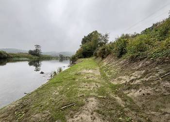 Wyjątkowa działka bezpośrednio nad Sanem - 10 ar Sielnica / Słonne