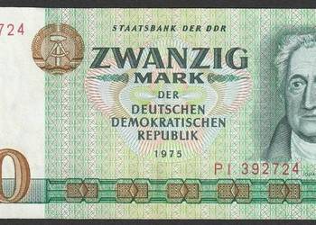 Niemcy NRD DDR 20 marek 1975 - Goethe
