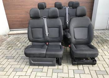 Komplet Foteli Trafic Vivaro Kanapa Fotel Kierowcy