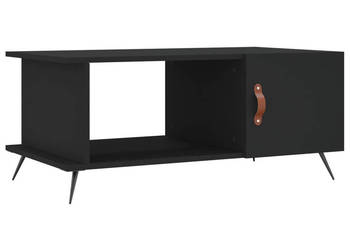 Stolik kawowy czarny 90x50x40 cm materiał drewnopochodny WM-829461
