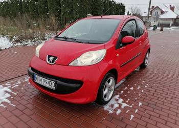 Peugeot 107 ekonomiczny 1.0 - 68KM - Klimatyzacja - Alufelgi z zimówkami