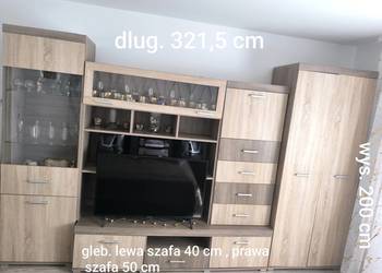 Meblościanka dąb Sonoma + dąb trufla