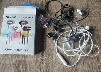 przewodowe słuchawki dokanałowe marki Aesign, model ME979
