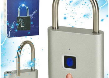 Kłódka zamek elektroniczny na odcisk palca wodoodporny inteligentny USB