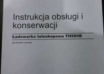 Instrukcja obsługi DTR ładowarki Teleskopowej CAT TH580B