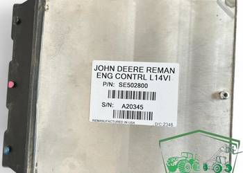Kontroler silnika SE502800 Moduł ECU RE520953 John Deere 8430
