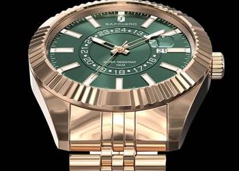 Elegancki zegarek męski, SAPPHERO,SO-2101