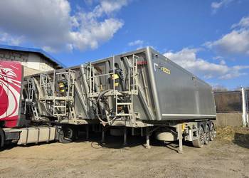 Naczepa wywrotka ZASŁAW 42,6m3 (aluminiowa, mało używana, 3 sztuki))