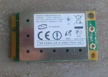 Karta WiFi do laptopa B/G Atheros miniPCI-e