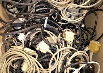 Kable, przewody złom miedziany 21 kg