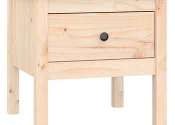 Stolik boczny 50x50x49 cm lite drewno sosnowe WM-813794