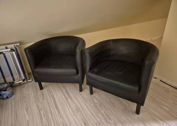 Fotele Ikea Solsta - 2 sztuki, kolor czarny