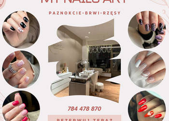 Salon kosmetyczny MT NAILS ART we Wrześni paznokcie brwi rzęsy pedi