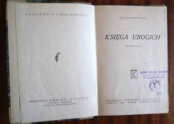 Jan Kasprowicz - Księga ubogich
