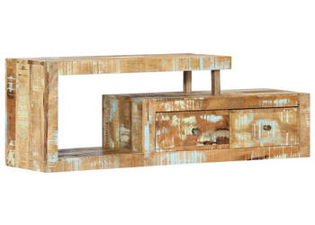 Szafka pod TV 120 x 30 x 40 cm lite drewno odzyskane WM-248100