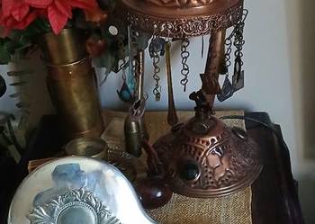 Stare lustro  i szczotką w stylu Art  Deco