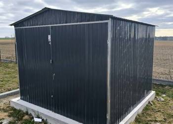 Garaż, schowek narzędziowy, 2x3, dwuspad ,grafit