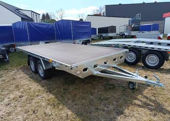 Rydwan C-750/L5 Lekka przyczepa dwuosiowa typ platforma wym 400x200cm C-750