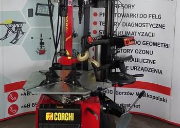 Włoska montażownica do opon z przystawką Corghi A 2025 2 Speed + SP 3000
